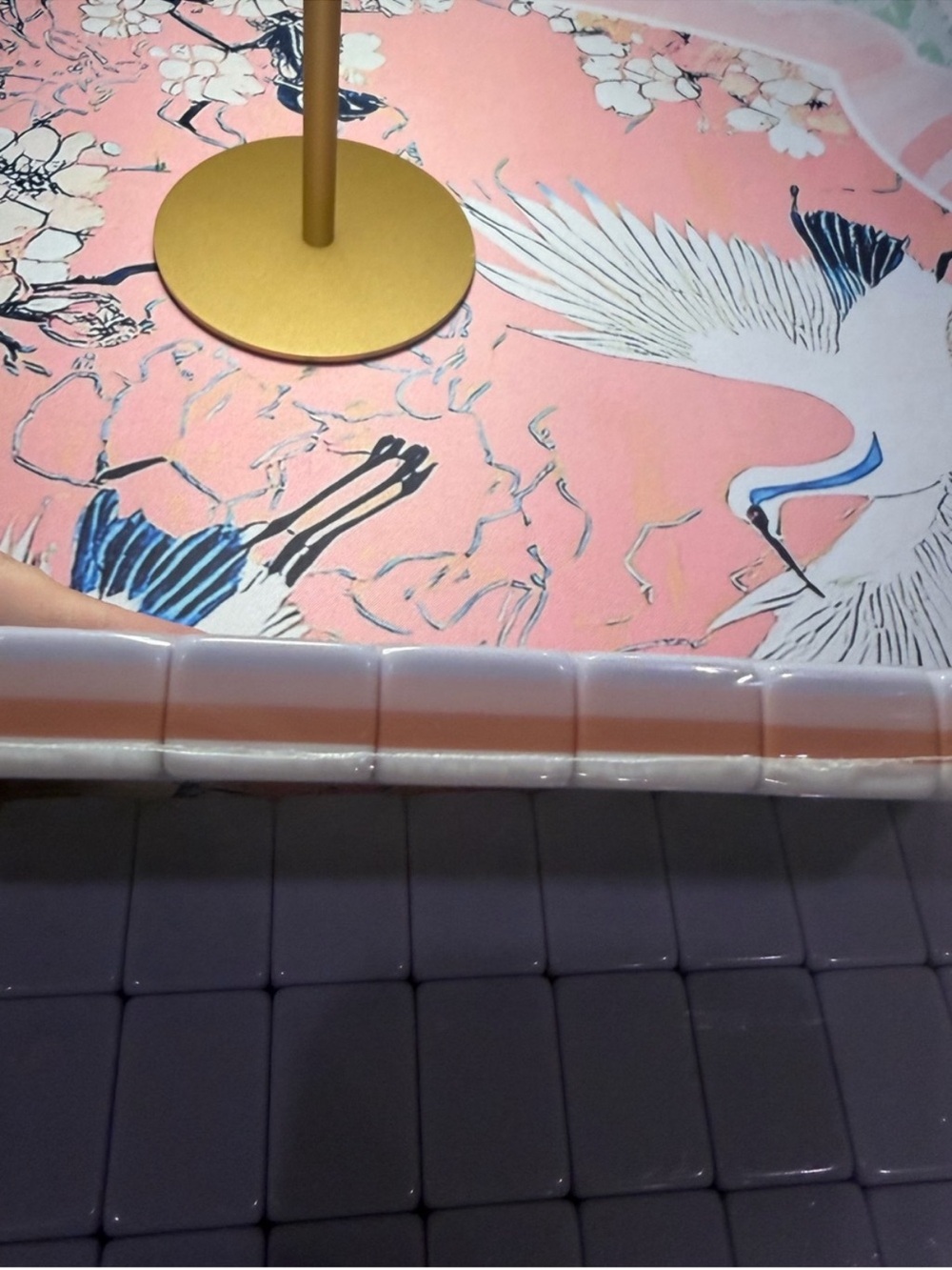 Lavender Lilac Purple and Pink Mahjong Tiles - Picture 3 of 8